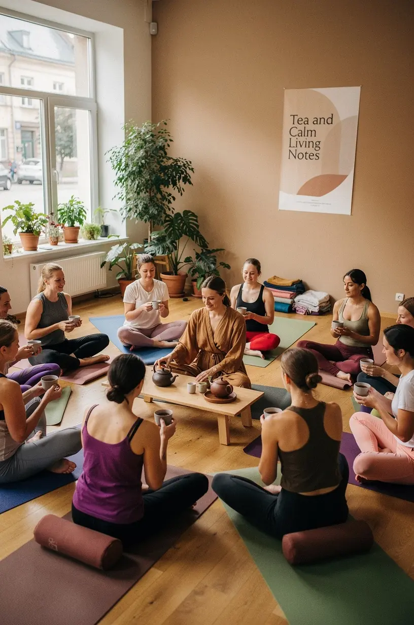 Ant stalo išdėliotos skirtingų arbatų pakuotės ir natūralios priemonės ramybei palaikyti.